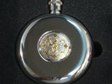 Flask Set Round - Lion Rampant Gilt