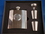Flask Set Hip - Celtic Knot Flower