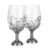 Never Ending Celtic Swirl Glass